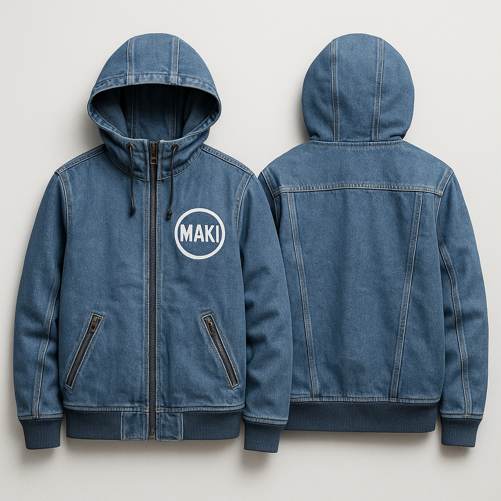 Buzos con capucha Denim